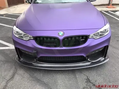 RW Carbon ENS Style Carbon Fiber Front Lip w/ SLiPLO Anti-Scrape Kit BMW F80 M3 | F82 F83 M4 2015-2020 - bmwf8x023-1