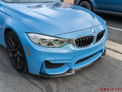 RW Carbon CS Style CF Front Lip Spoiler w/ SLiPLO Anti-Scrape Kit BMW F8X M3 | M4 2015-2020 - bmwf8x033-1