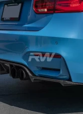 RW Carbon Kholen Style CF Rear Diffuser BMW M3 | M4 2015-2020                                     - bmwf8x034 - Image 6