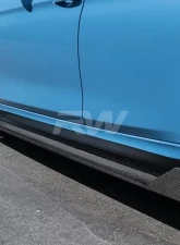 RW Carbon RWS Type I CF Side Skirt Extensions BMW F80 M3 2015-2020                                     - bmwf8x037 - Image 6