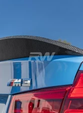 RW Carbon RWS Carbon Fiber Trunk Spoiler w/ 3M Tape BMW M3 F80 | F30 2012-2020                                     - bmwf8x038-1 - Image 2