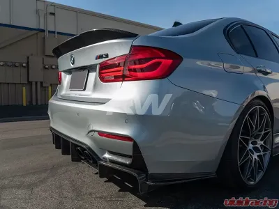 RW Carbon RWS Carbon Fiber Trunk Spoiler w/ 3M Tape BMW M3 F80 | F30 2012-2020 - bmwf8x038-1