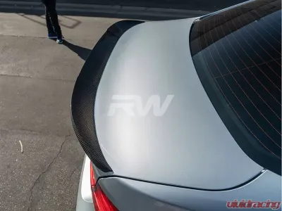 RW Carbon RWS Carbon Fiber Trunk Spoiler w/ 3M Tape BMW M3 F80 | F30 2012-2020 - bmwf8x038-1