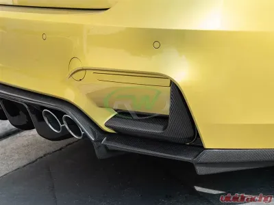 RW Carbon CF Rear Bumper Splitters BMW F80 M3 | F82 83 M4 2015-2020 - bmwf8x041