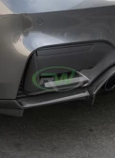 RW Carbon CF Rear Bumper Splitters BMW F80 M3 | F82 83 M4 2015-2020                                     - bmwf8x041 - Image 3