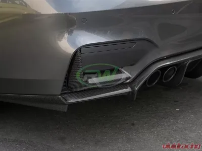 RW Carbon CF Rear Bumper Splitters BMW F80 M3 | F82 83 M4 2015-2020 - bmwf8x041