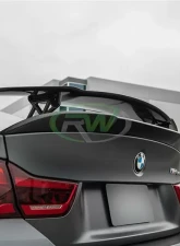 RW Carbon RWS Carbon Fiber Trunk Spoiler w/ 3M Tape BMW F82 M4 2015-2020                                     - bmwf8x042-1 - Image 4