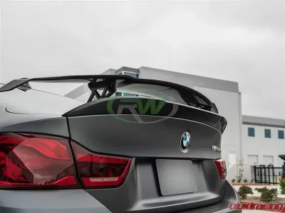RW Carbon RWS Carbon Fiber Trunk Spoiler w/ 3M Tape BMW F82 M4 2015-2020 - bmwf8x042-1