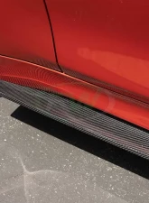 RW Carbon RWS CF Side Skirt Extensions BMW F82 | F83 M4 2015-2021                                     - bmwf8x044 - Image 2