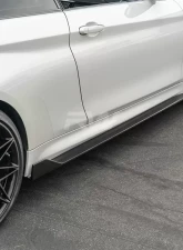 RW Carbon RWS CF Side Skirt Extensions BMW F82 | F83 M4 2015-2021                                     - bmwf8x044 - Image 3