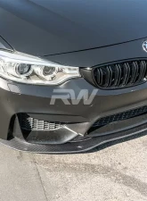 RW Carbon GTX Carbon Fiber Front Lip BMW F80 M3 | F82 F83 M4 2015-2020                                     - bmwf8x046 - Image 2