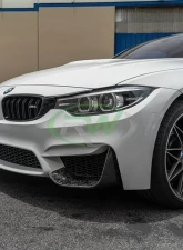 RW Carbon Forged Carbon Splitters BMW F80 M3 | F82 83 M4 2015-2020                                     - bmwf8x051 - Image 2
