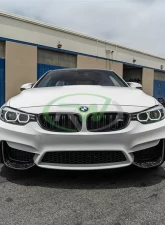 RW Carbon Forged Carbon Splitters BMW F80 M3 | F82 83 M4 2015-2020                                     - bmwf8x051 - Image 3