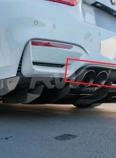 RW Carbon Varis Style CF Rear Diffuser BMW F80 M3 | F82 83 M4 2015-2020                                     - bmwf8x054 - Image 2