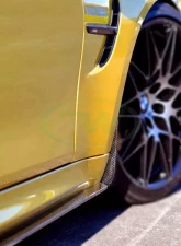 RW Carbon Fiber Splash Guards BMW M3 & M4 F80 | F82 | F83 2015-2020                                     - bmwf8x057 - Image 2