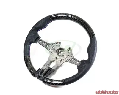 RW Carbon Steering Wheel Replacement Carbon Fiber BMW M3 | M4 2015-2020 - bmwf8x065