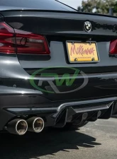 RW Carbon Performance Style CF Diffuser BMW F90 M5 2018-2022                                     - bmwf9001 - Image 3