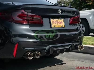 RW Carbon Performance Style CF Diffuser BMW F90 M5 2018-2022 - bmwf9001