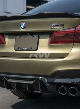 RW Carbon Performance Style CF Diffuser BMW F90 M5 2018-2022                                     - bmwf9001 - Image 4