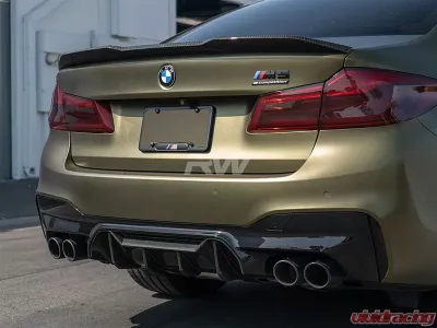 RW Carbon Performance Style CF Diffuser BMW F90 M5 2018-2022 - bmwf9001
