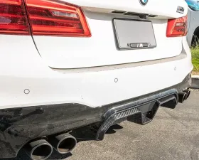 RW Carbon CS Style Carbon Fiber Diffuser BMW F90 M5 2018-2022