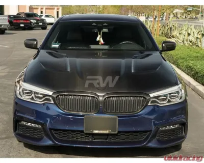 RW Carbon CS Style Carbon Fiber Hood BMW M5 G30 | F90 2017-2023 - bmwf90038