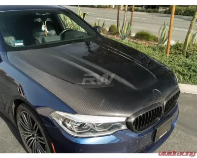 RW Carbon CS Style Carbon Fiber Hood BMW M5 G30 | F90 2017-2023 - bmwf90038