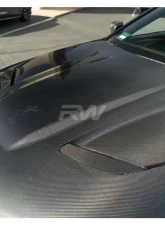 RW Carbon CS Style Carbon Fiber Hood BMW M5 G30 | F90 2017-2023                                     - bmwf90038 - Image 4
