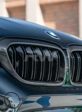 RW Carbon Fiber Grille Surrounds BMW F90 M5 2018-2020                                     - bmwf9006 - Image 2