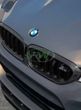 RW Carbon Fiber Grille Surrounds BMW F90 M5 2018-2020                                     - bmwf9006 - Image 3