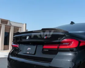 RW Carbon CS Style Carbon Fiber Trunk Spoiler BMW G30 | F90 2017-2021