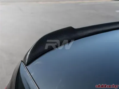 RW Carbon CS Style Carbon Fiber Trunk Spoiler BMW G30 | F90 2017-2021 - bmwf9011