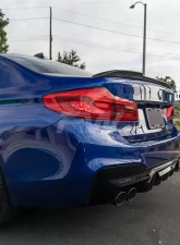 RW Carbon CS Style Carbon Fiber Trunk Spoiler BMW G30 | F90 2017-2021                                     - bmwf9011 - Image 4