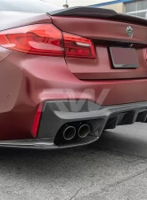 RW Carbon 3D Style Carbon Fiber Diffuser BMW F90 M5 2018-2022                                     - bmwf9012 - Image 6