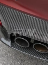 RW Carbon 3D Style Carbon Fiber Diffuser BMW F90 M5 2018-2022                                     - bmwf9012 - Image 4