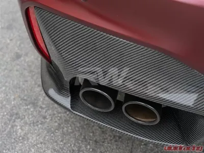 RW Carbon 3D Style Carbon Fiber Diffuser BMW F90 M5 2018-2022 - bmwf9012