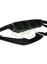 RW Carbon 3D Style Carbon Fiber Diffuser BMW F90 M5 2018-2022                                     - bmwf9012 - Image 5