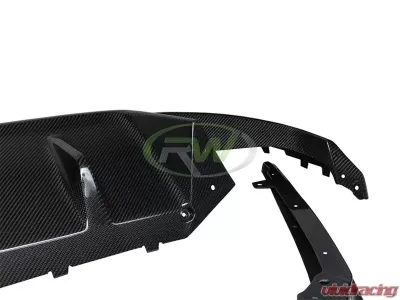 RW Carbon 3D Style Carbon Fiber Diffuser BMW F90 M5 2018-2022 - bmwf9012