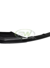 RW Carbon 3D Style Carbon Fiber Front Lip w/ SLiPLO Anti-Scrape Kit BMW F90 M5 2018-2020                                     - bmwf9013-1 - Image 6