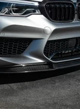 RW Carbon RWS Carbon Fiber Front Lip Spoiler BMW F90 M5 2018-2020                                     - bmwf9014 - Image 2