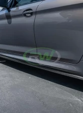 RW Carbon RWS Carbon Fiber Side Skirt Extensions BMW G30 | F90 2017-2022                                     - bmwf9015 - Image 3