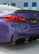 RW Carbon RWS Carbon Fiber Rear Diffuser BMW F90 M5 2018-2022                                     - bmwf9016 - Image 5