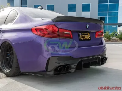 RW Carbon RWS Carbon Fiber Rear Diffuser BMW F90 M5 2018-2022 - bmwf9016