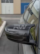 RW Carbon CF Mirror Cap Replacements BMW M5 | M8 2018-2022                                     - bmwf9018 - Image 4