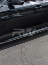RW Carbon 3D Style CF Side Skirt Extensions BMW G30 | F90 2017-2022                                     - bmwf9023 - Image 2