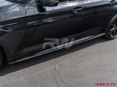 RW Carbon 3D Style CF Side Skirt Extensions BMW G30 | F90 2017-2022 - bmwf9023