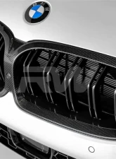 RW Carbon Fiber Grille Surrounds BMW M8 F91 | F92 | F93 2019+                                     - bmwf9101 - Image 3