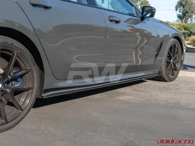 RW Carbon CF Side Skirt Extensions BMW G16 | F93 M8 2019+ - bmwf9203