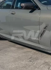 RW Carbon CF Side Skirt Extensions BMW G16 | F93 M8 2019+                                     - bmwf9203 - Image 2