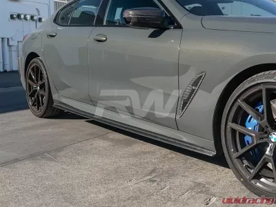 RW Carbon CF Side Skirt Extensions BMW G16 | F93 M8 2019+ - bmwf9203